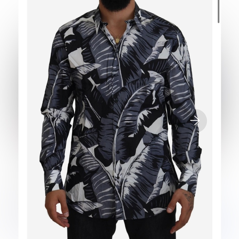DOLCE & GABBANA multicolor Banana leaf shirt!